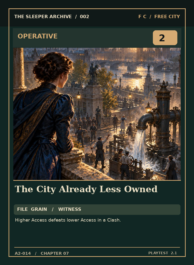 The City Already Less Owned — FREE CITY OPERATIVE