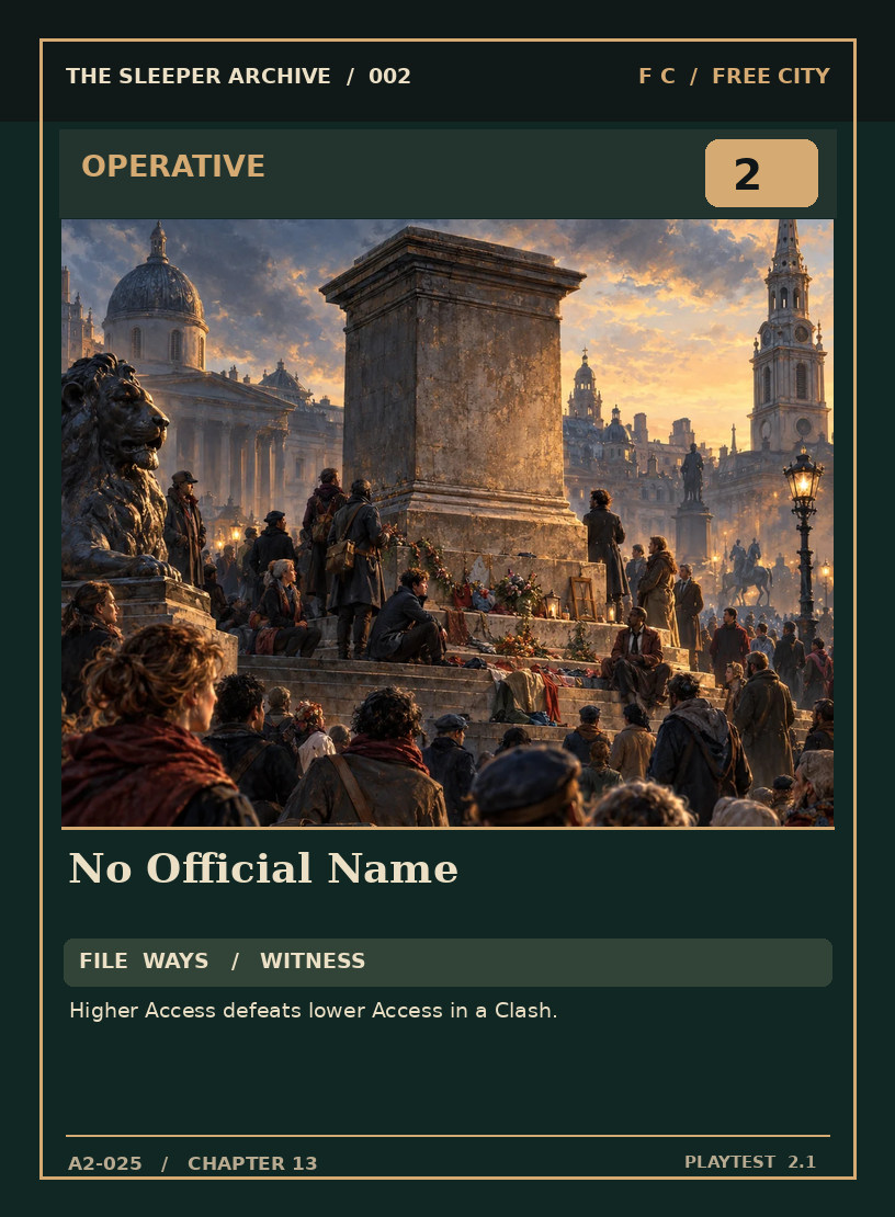 No Official Name — FREE CITY OPERATIVE