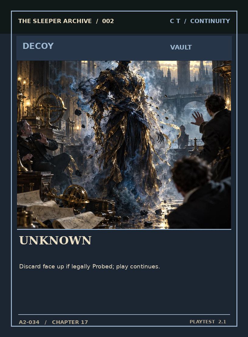 UNKNOWN — CONTINUITY DECOY