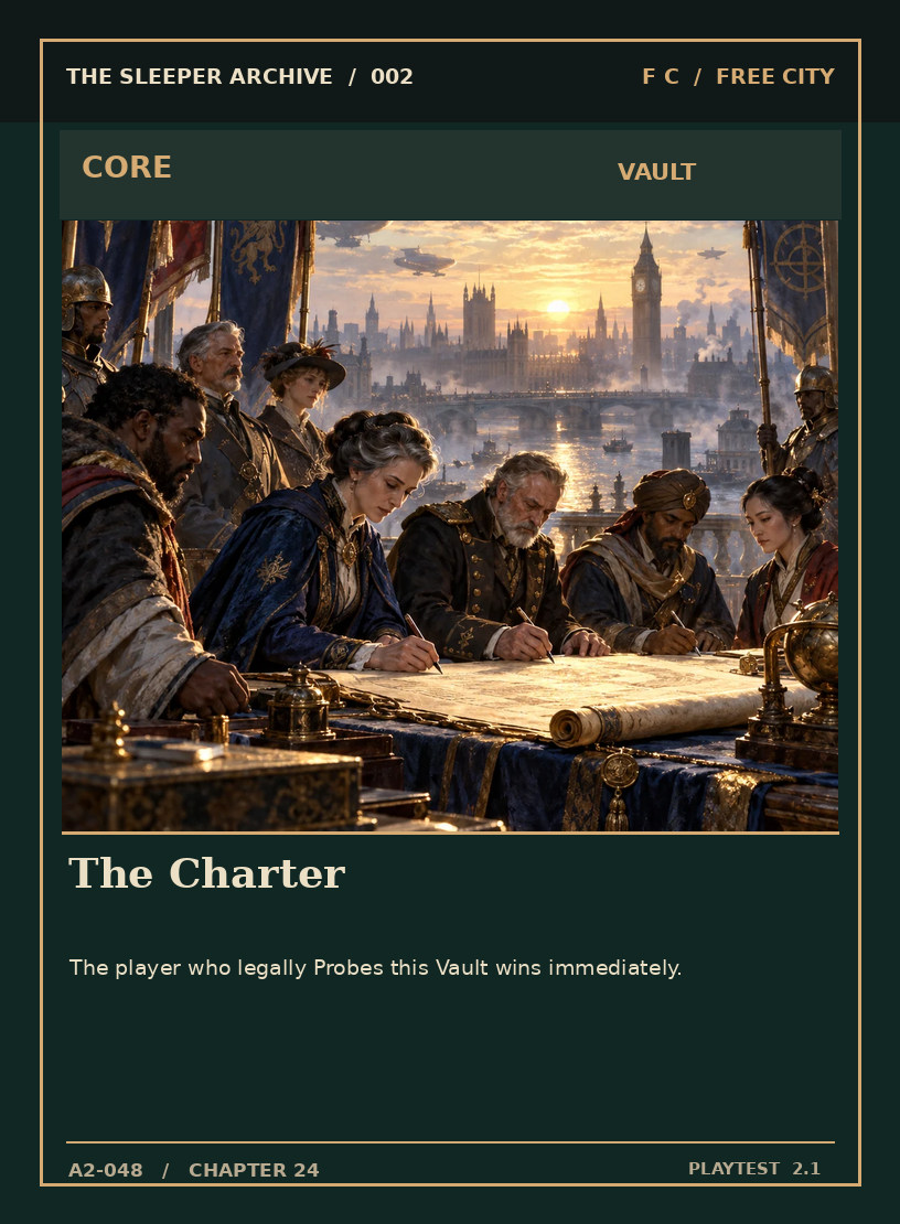 The Charter — FREE CITY CORE